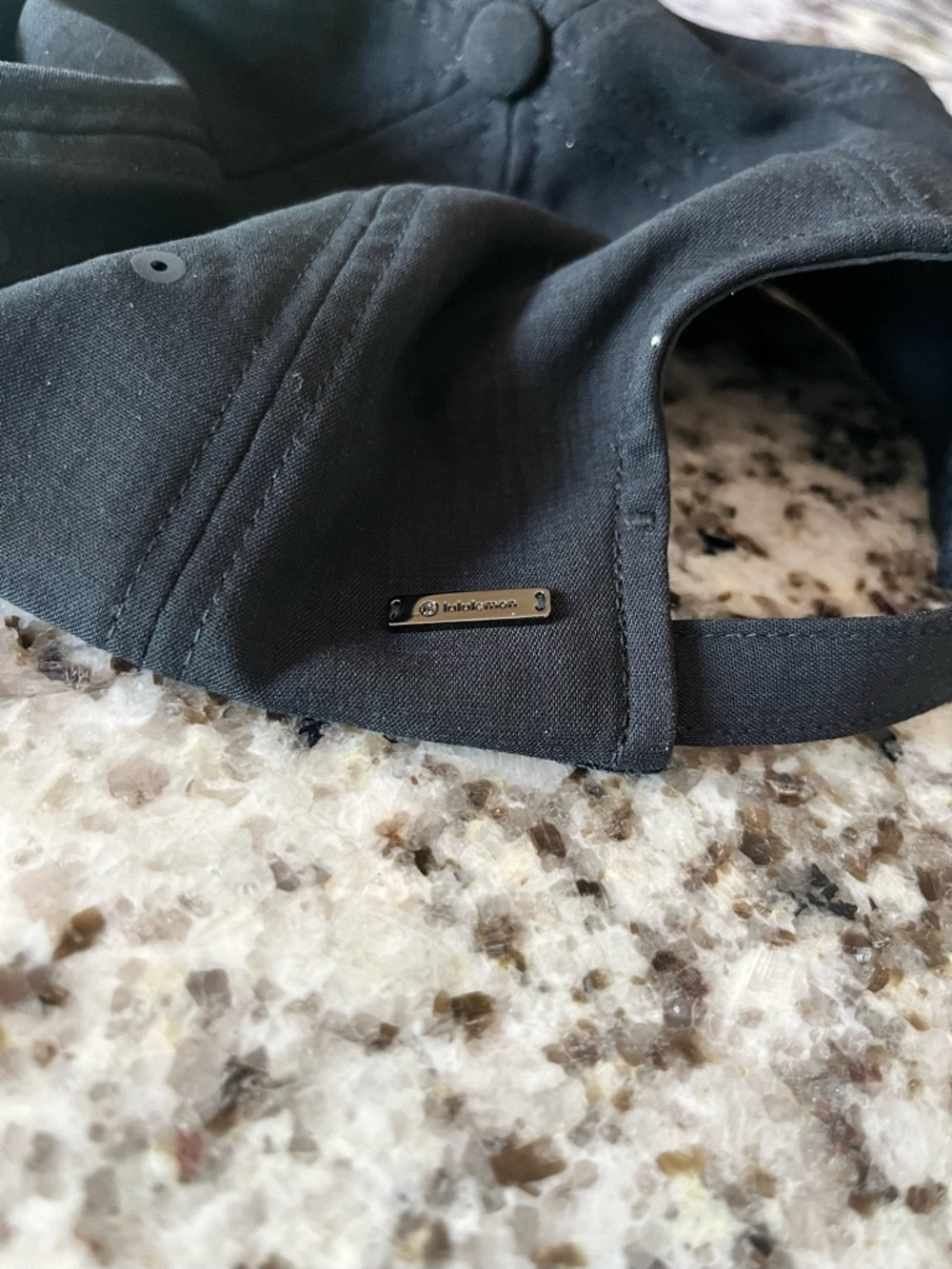 lululemon athletica Black Classic Logo Baseball Cap. One size never wore - Picture 4 of 5